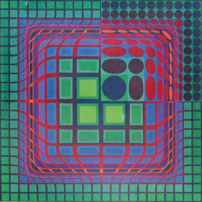 Bild Nr.1: 126-4411 Vasarely, Victor: (Künstlergraphik)