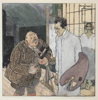 Bild Nr.1: 126-4435 Wagner, Wolfgang: (Künstlergraphik)