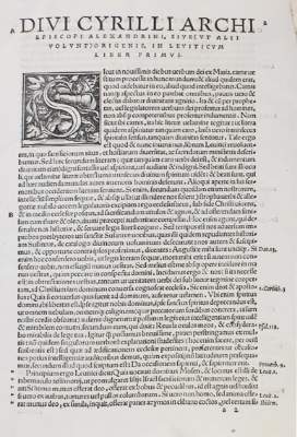Bild Nr.2: 126-444 Cyprianus,C.: (Alte Drucke, Handschriften und Theologie)