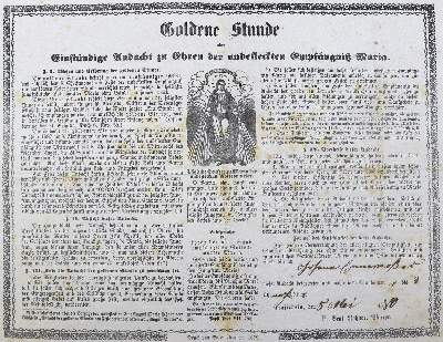 Bild Nr.4: 126-452 Bruderschaftsbriefe.: (Einblattdrucke u. Flugschriften)
