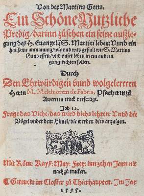 Bild Nr.1: 126-468 Fabris,M.de.: (Alte Drucke, Handschriften und Theologie)