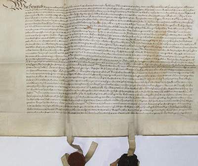 Bild Nr.1: 126-487 Kaufvertrag: (Handschriften, Geseke)