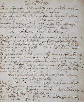 Bild Nr.1: 126-490 Heiligenpredigten.: (Handschriften)
