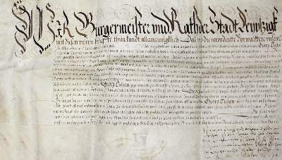 Bild Nr.1: 126-494 Zeugnis: (Handschriften, Leipzig)