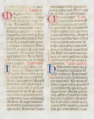 Bild Nr.4: 126-495 Lektionar.: (Handschriften)