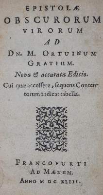 Bild Nr.1: 126-516 Hutten,U.v.: (Alte Drucke, Handschriften und Theologie)
