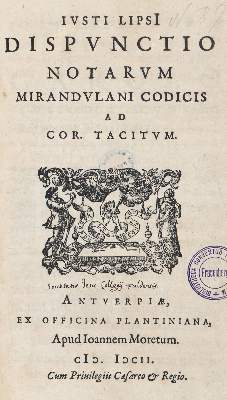 Bild Nr.1: 126-538 Lipsius,J.: (Alte Drucke, Handschriften und Theologie)