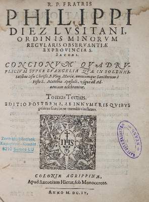 Bild Nr.1: 126-562 Nas,J.: (Alte Drucke, Handschriften und Theologie)