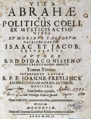 Bild Nr.3: 126-566 Niseno,D.: (Alte Drucke, Handschriften und Theologie)