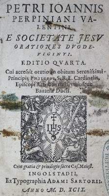 Bild Nr.1: 126-580 Perpina,P.J.: (Alte Drucke, Handschriften und Theologie)