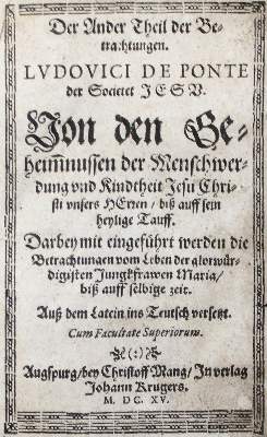 Bild Nr.1: 126-591 Puente,L.de la.: (Alte Drucke, Handschriften und Theologie)