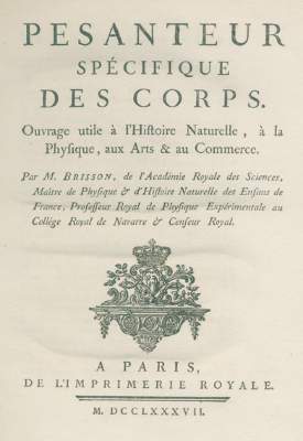 Bild Nr.1: 126-60 Brisson,M.J.: (Aus der Sammlung Professor Dr.Dr.Johannes Büttner Teil 1)