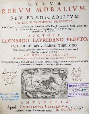Bild Nr.1: 126-613 Sammlung: (Alte Drucke, Handschriften und Theologie)