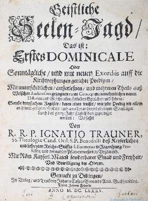 Bild Nr.1: 126-618 Sammlung: (Alte Drucke, Handschriften und Theologie)
