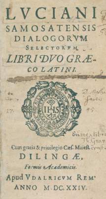 Bild Nr.1: 126-620 Sammlung: (Alte Drucke, Handschriften und Theologie)