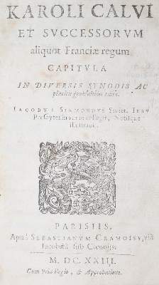 Bild Nr.1: 126-636 Sirmond,J.: (Alte Drucke, Handschriften und Theologie)