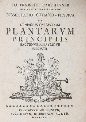 Bild Nr.1: 126-66 Cartheuser,J.F.: (Aus der Sammlung Professor Dr.Dr.Johannes Büttner Teil 1)