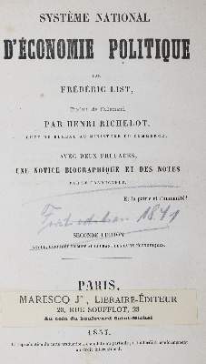 Bild Nr.1: 126-679 List,F.: (Wirtschaft)