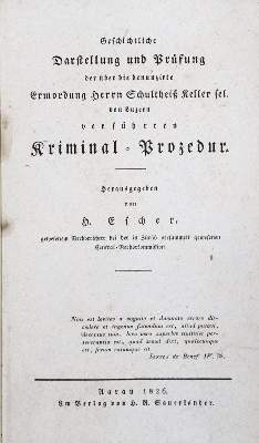 Bild Nr.1: 126-726 Escher,H.: (Juridica und Kriminologie, Matter)