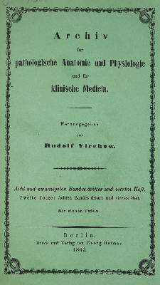Bild Nr.1: 126-74 Cohnheim,J.: (Aus der Sammlung Professor Dr.Dr.Johannes Büttner Teil 1)