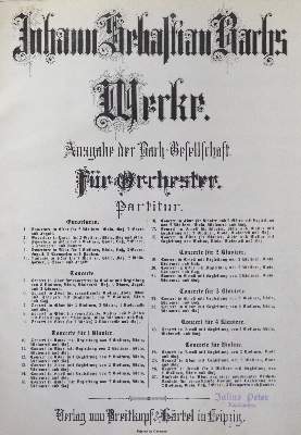 Bild Nr.1: 126-800 Bach,J.S.: (Musik)
