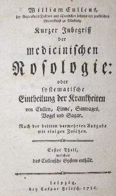 Bild Nr.1: 126-85 Cullen,W.: (Aus der Sammlung Professor Dr.Dr.Johannes Büttner Teil 1)