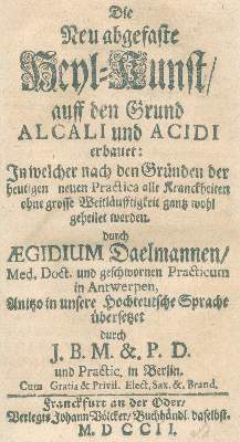 Bild Nr.1: 126-86 Daelmans,A.: (Aus der Sammlung Professor Dr.Dr.Johannes Büttner Teil 1)