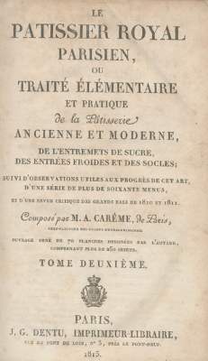 Bild Nr.1: 126-874 Careme,A.: (Küche und Haushalt, Bäckerei und Konditorei)