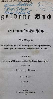 Bild Nr.1: 126-888 Bauer,H. (Hrsg.).: (Küche und Haushalt, Haushalt)