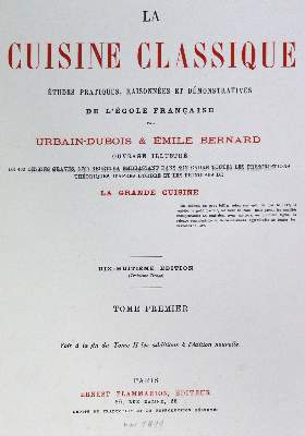 Bild Nr.1: 126-904 Dubois,U. u. E.Bernard.: (Küche und Haushalt, Kochbücher)
