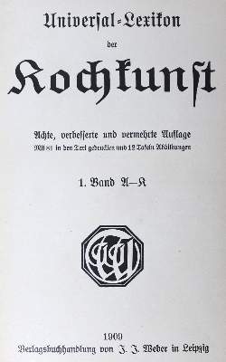 Bild Nr.1: 126-927 Universal-Lexikon: (Küche und Haushalt, Kochbücher)