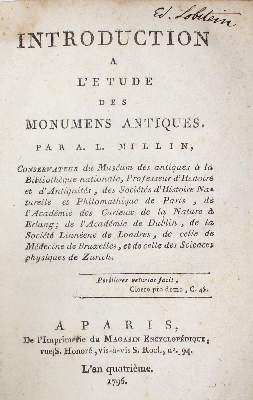 Bild Nr.1: 126-945 Millin,A.L.: (Archäologie)