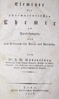 Bild Nr.1: 126-98 Döbereiner,J.W.: (Aus der Sammlung Professor Dr.Dr.Johannes Büttner Teil 1)