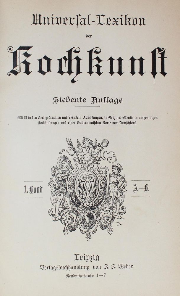 Große Abbildung Nr.1: 127-1002 Universal-Lexikon der Kochkunst.: (Küche und Haushalt, Kochbücher)