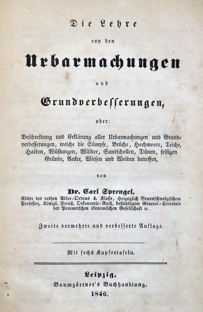 Große Abbildung Nr.1: 127-1007 Sprengel,C.: (Land- und Forstwirtschaft, Landwirtschaft)