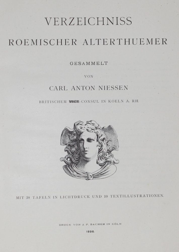 Große Abbildung Nr.1: 127-1013 Niessen,C.A.: (Archäologie)