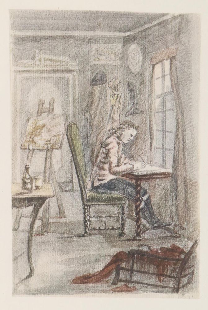 Große Abbildung Nr.1: 127-1038 Wahl, H.: (Goethe)