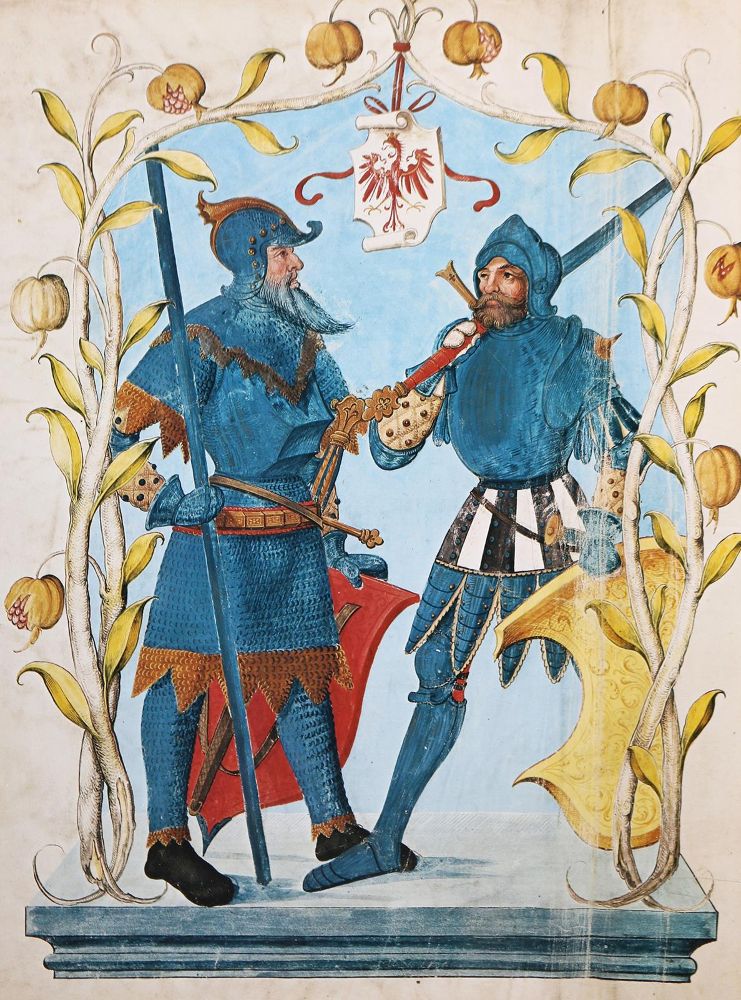 Große Abbildung Nr.1: 127-1081 Ambraser Heldenbuch.: (Faksimile)
