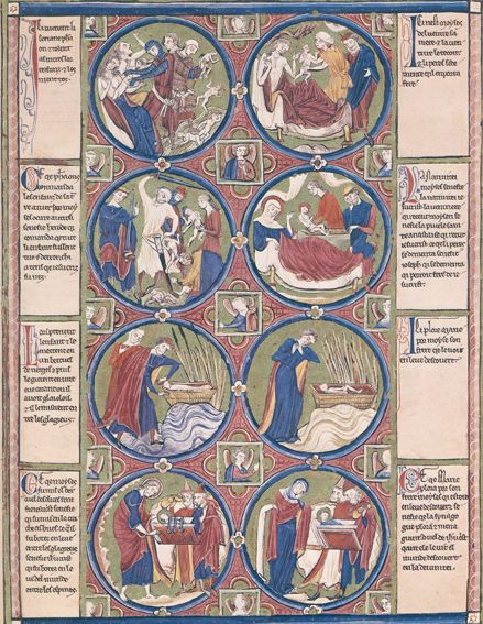 Große Abbildung Nr.2: 127-1083 Bible Moralisee.: (Faksimile)