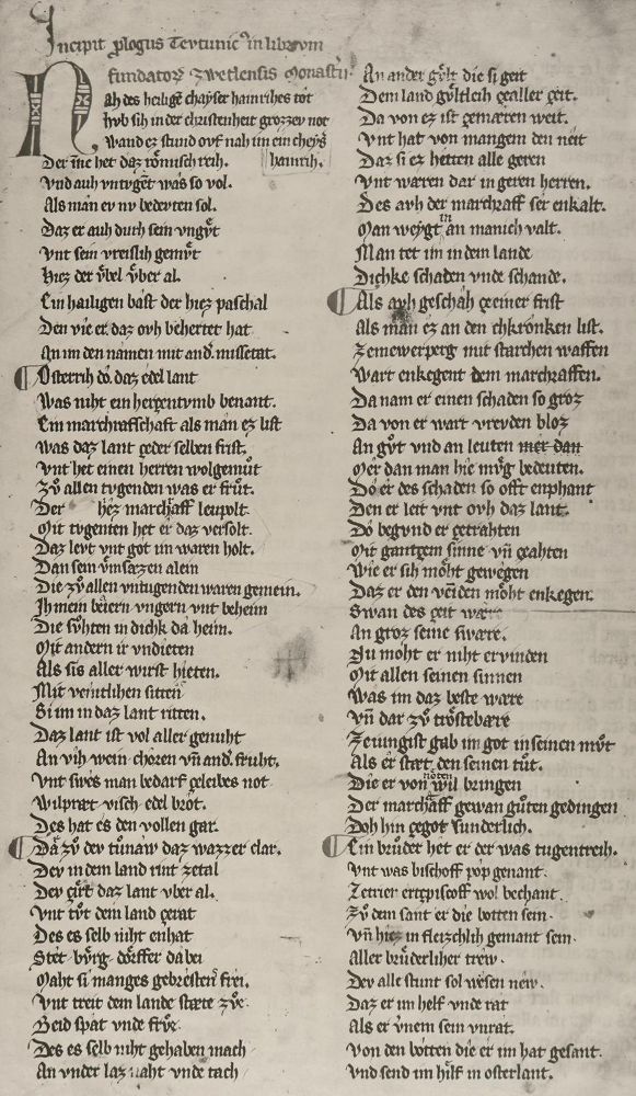 Große Abbildung Nr.1: 127-1108 Stifterbuch des Klosters Zwettl "Bärenhaut".: (Faksimile)