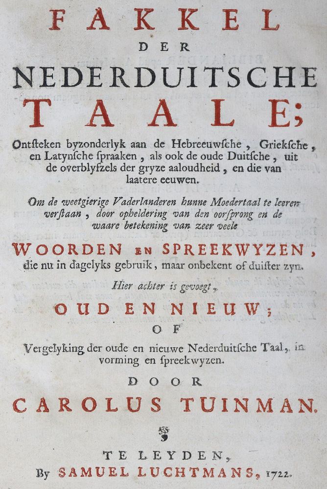 Große Abbildung Nr.2: 127-1127 Tuinmann,C.: (Lexika - Wörterbücher - Sprachwissenschaften)