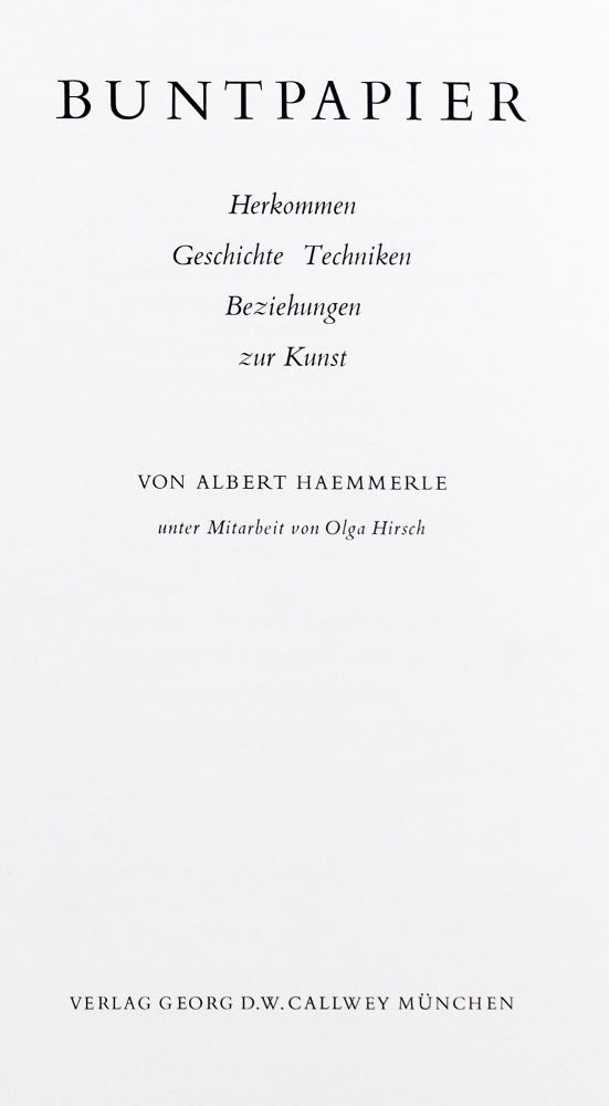 Große Abbildung Nr.1: 127-1131 Haemmerle,A.: (Papier)