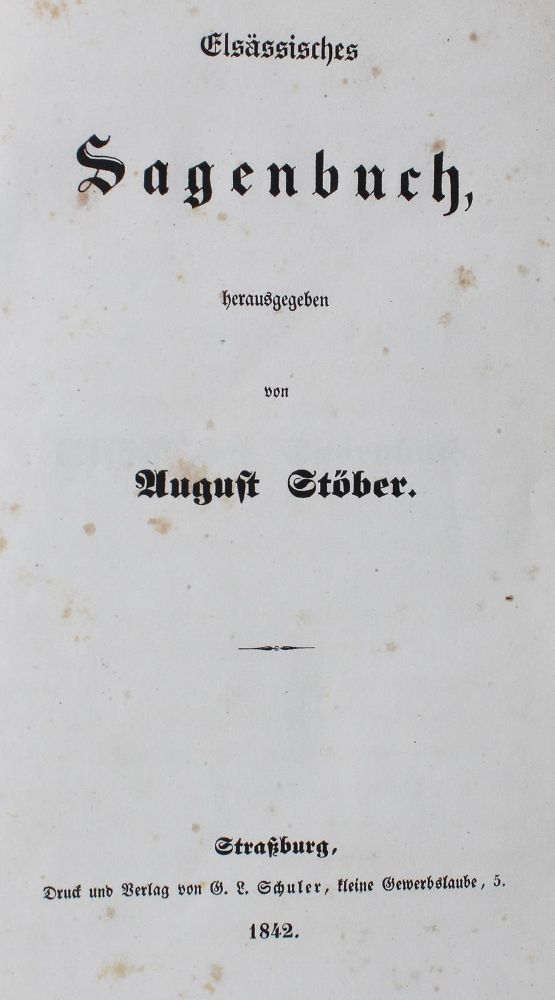 Große Abbildung Nr.1: 127-1178 Stöber,A. (Hrsg.).: (Elsass)