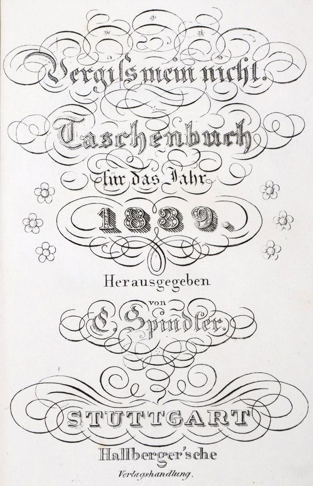 Große Abbildung Nr.1: 127-1219 Vergissmeinnicht.: (Almanache)