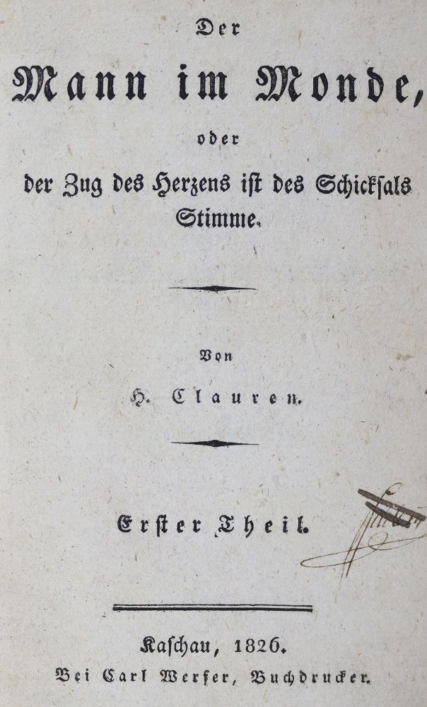 Große Abbildung Nr.1: 127-1250 (Hauff,W.v.).: (Literatur und illustrierte Bücher bis 19.Jahrhundert)