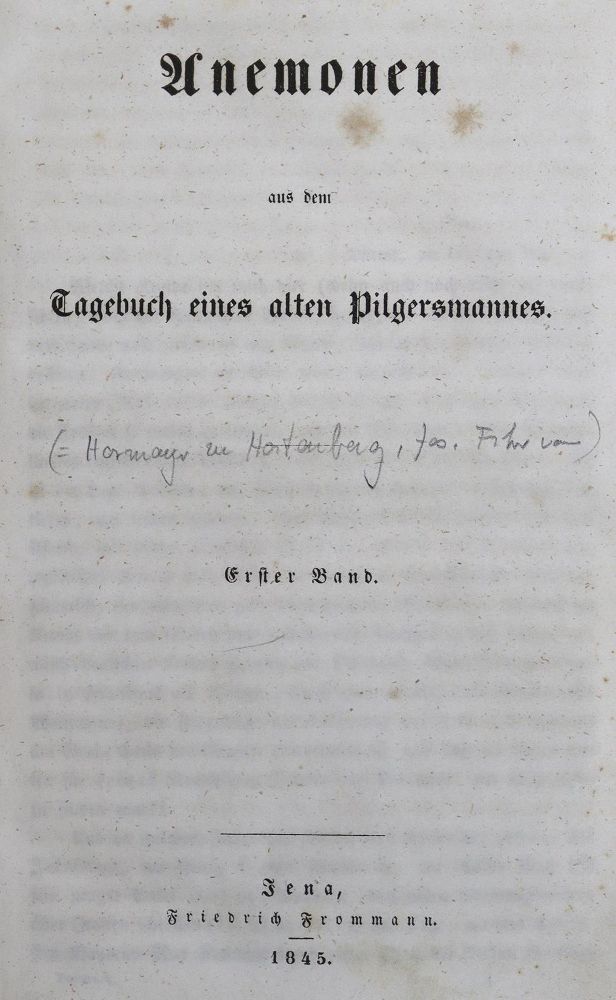 Große Abbildung Nr.1: 127-1254 (Hormayr,J.v.).: (Literatur und illustrierte Bücher bis 19.Jahrhundert)