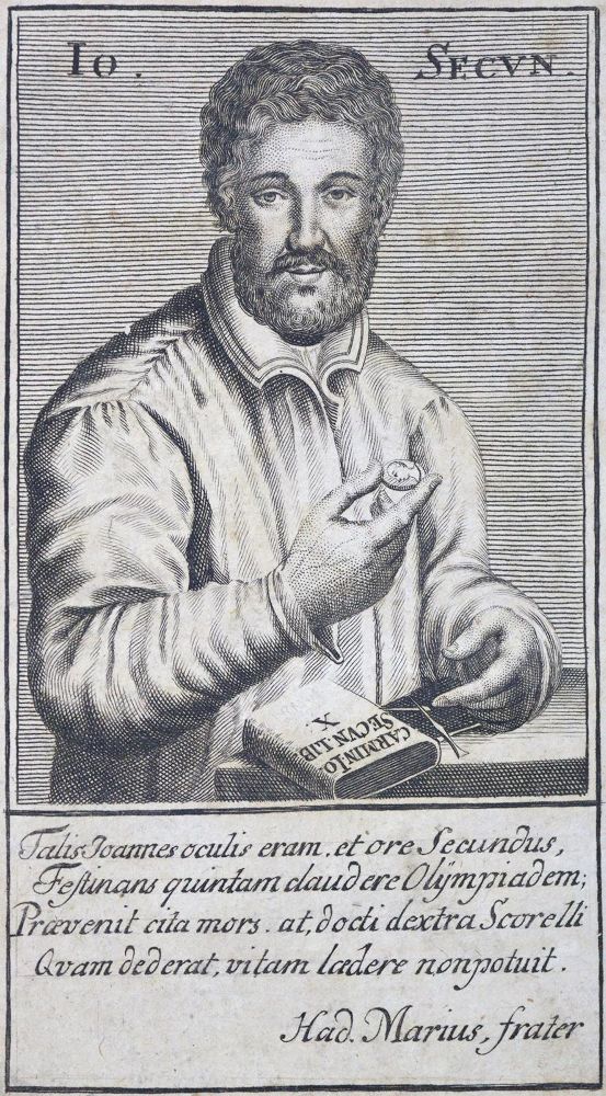 Große Abbildung Nr.1: 127-1257 Johannes Secundus (d.i. J.N.Everaerts).: (Literatur und illustrierte Bücher bis 19.Jahrhundert)
