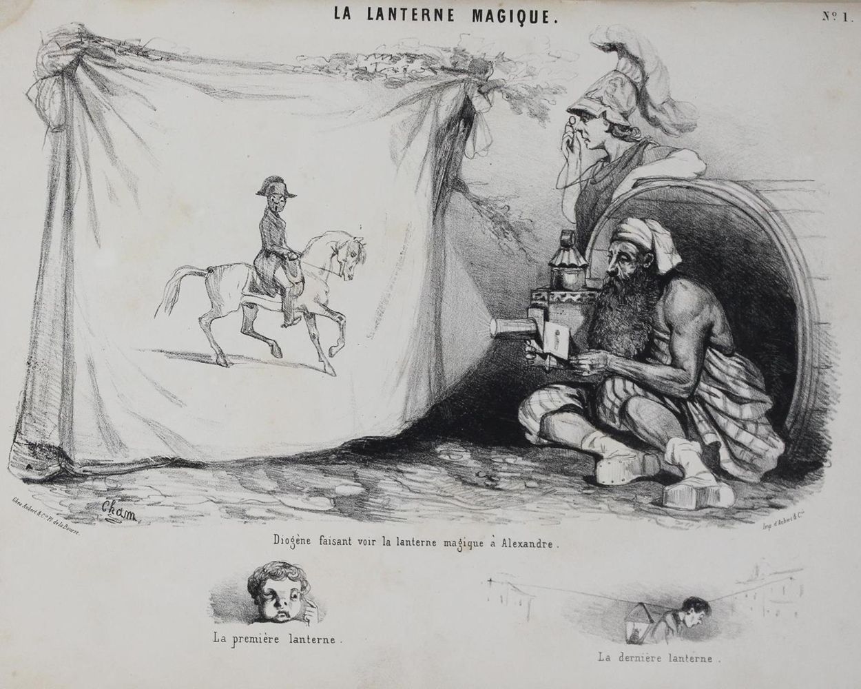 Große Abbildung Nr.1: 127-1262 Lanterne Magique, La,: (Literatur und illustrierte Bücher bis 19.Jahrhundert)
