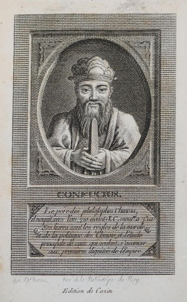 Große Abbildung Nr.1: 127-1273 Morale de Confucius, La,: (Literatur und illustrierte Bücher bis 19.Jahrhundert)