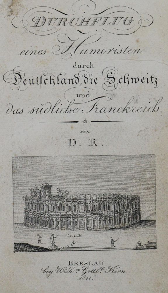 Große Abbildung Nr.1: 127-1283 (Raupach,J.F.).: (Literatur und illustrierte Bücher bis 19.Jahrhundert)
